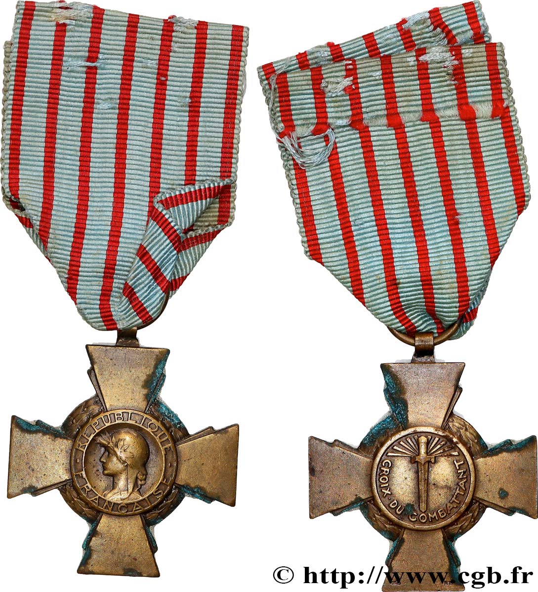 TERZA REPUBBLICA FRANCESE Croix du combattant BB