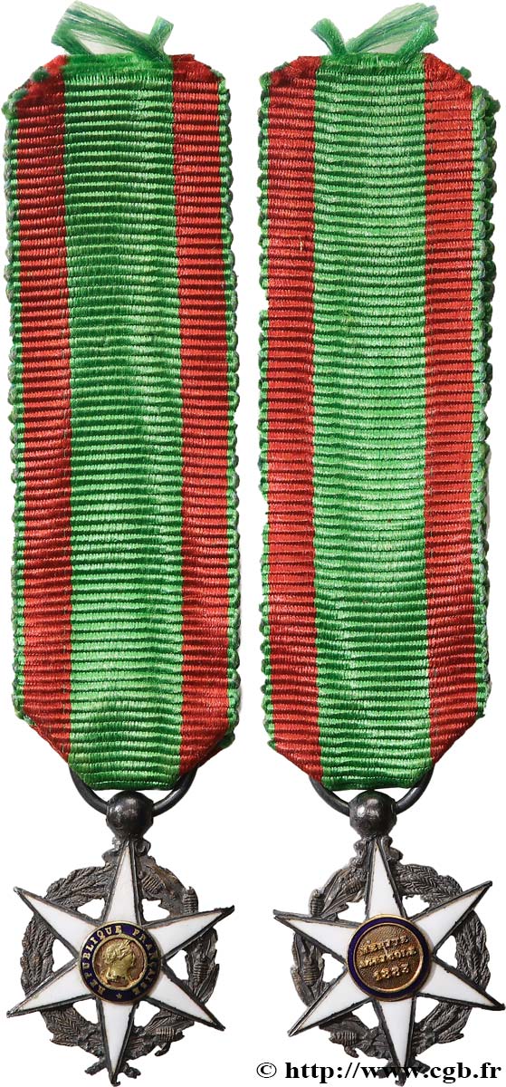 QUINTA REPUBBLICA FRANCESE Médaille, Mérite agricole, miniature SPL