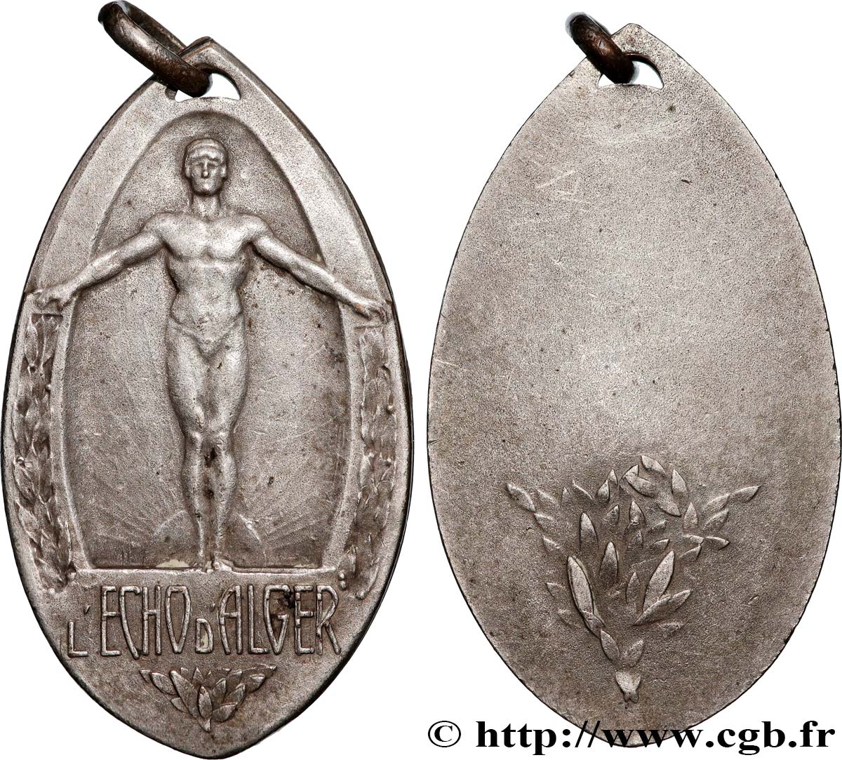 ALGERIA - THIRD REPUBLIC Médaille, L’écho d’Alger XF