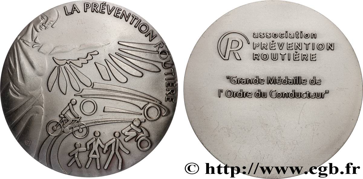 V REPUBLIC Médaille, La prévention routière AU