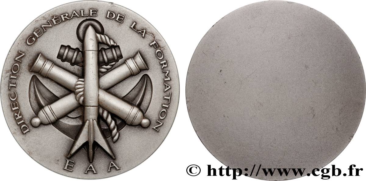 FUNFTE FRANZOSISCHE REPUBLIK Médaille, École d&nbsp;application de l&nbsp;artillerie fVZ