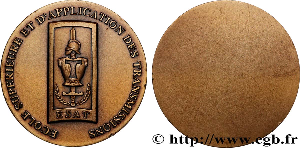 EDUCATION / SCHOOLS Médaille, École supérieure et d application des transmissions XF