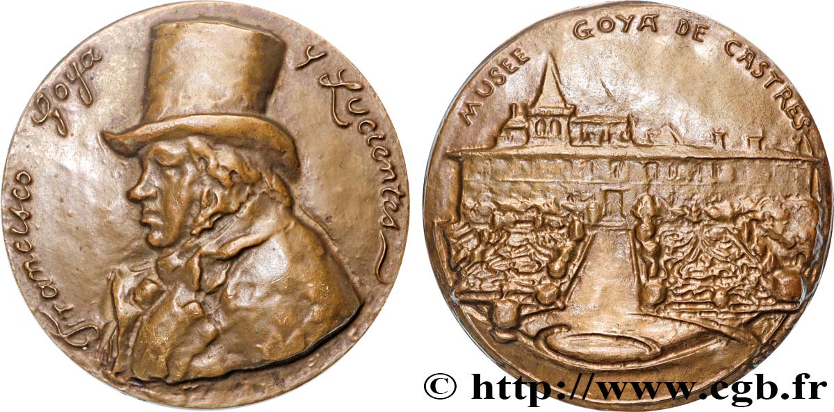 V REPUBLIC Médaille, Francisco Goya AU