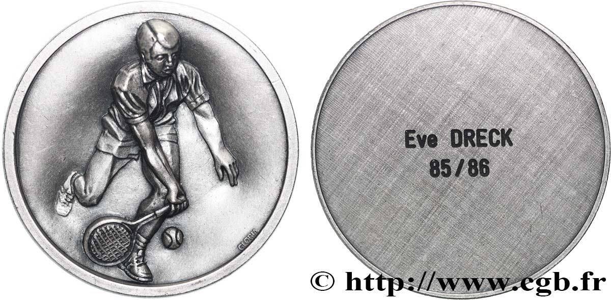 SPORTS Médaille, Tennis TTB