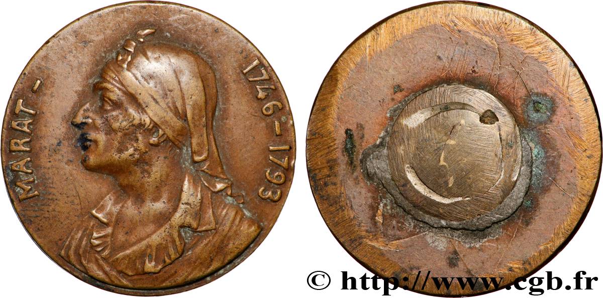LA CONVENTION Médaille, Marat TB+