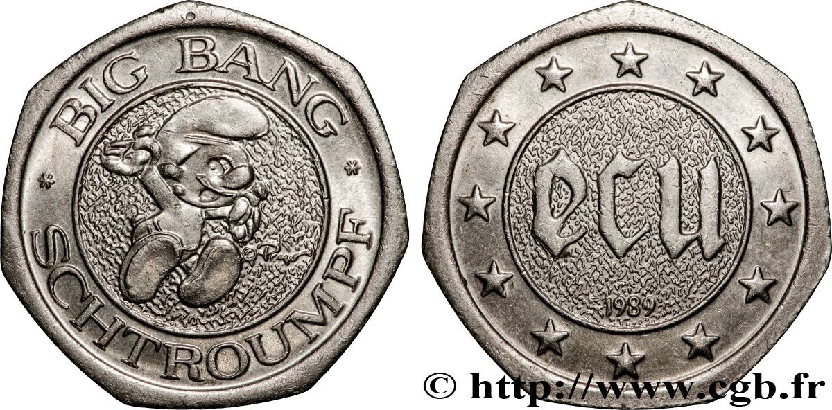 V REPUBLIC Médaille, Big Bang Schtroumpf AU