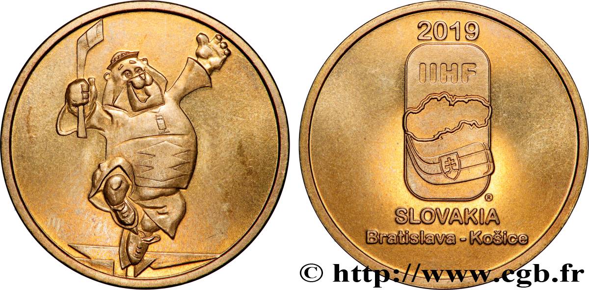 SLOVENIA Médaille, Championnat du monde de hockey sur glace AU