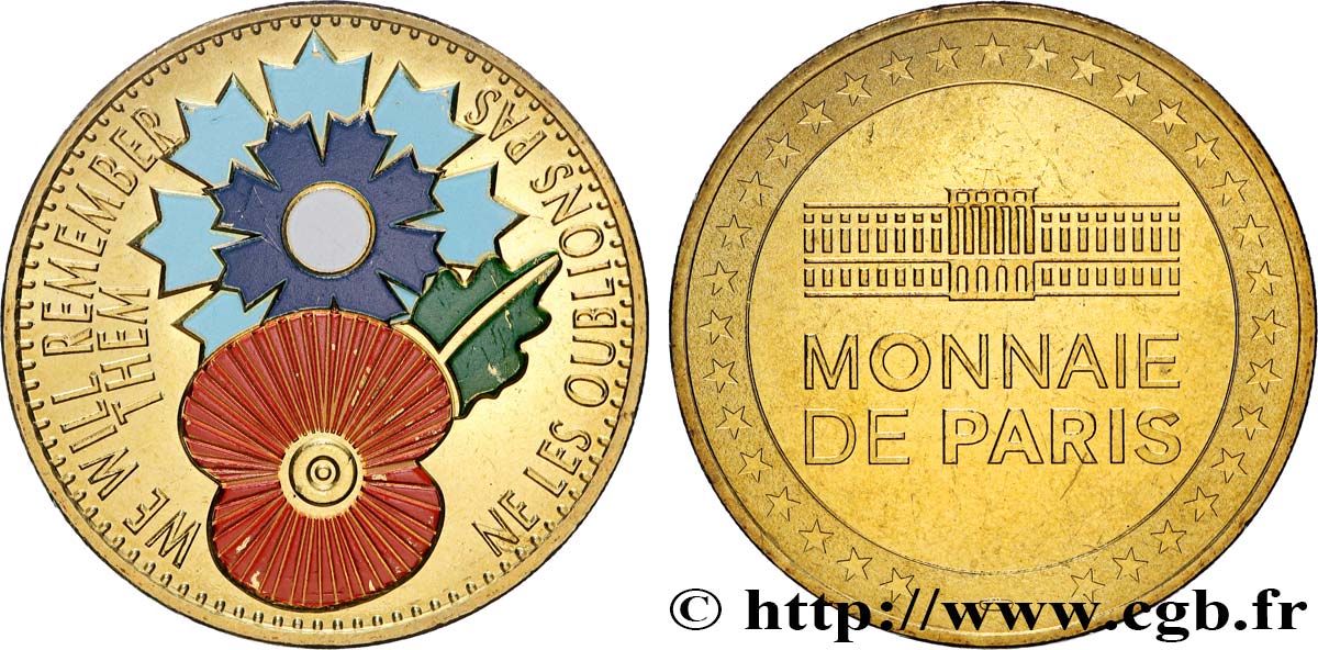 CINQUIÈME RÉPUBLIQUE Médaille, Centenaire de la Grande Guerre   TTB+