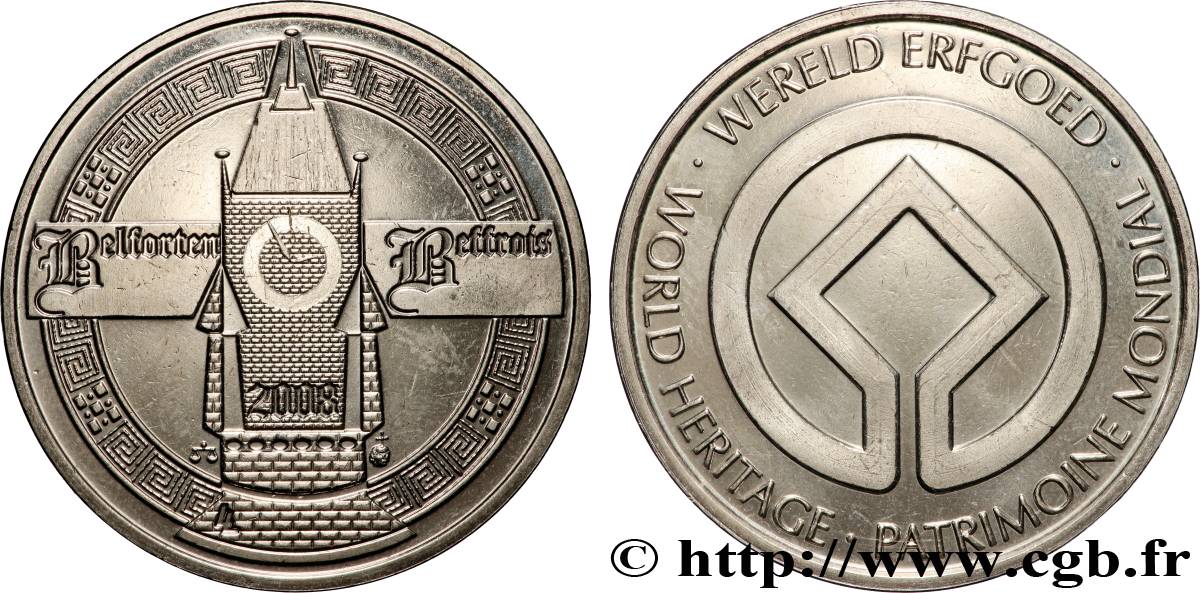 TOURISTIC MEDALS Médaille touristique, Belforten, Patrimoine mondial fVZ