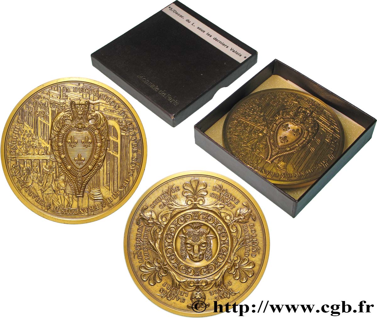 MONUMENTS ET HISTOIRE Médaille, La décoration du Louvre n°329 SUP