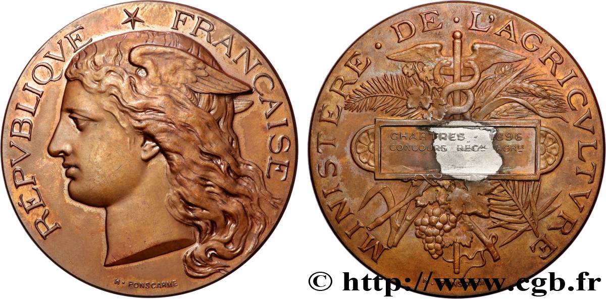 DRITTE FRANZOSISCHE REPUBLIK Médaille, Concours régional agricole SS