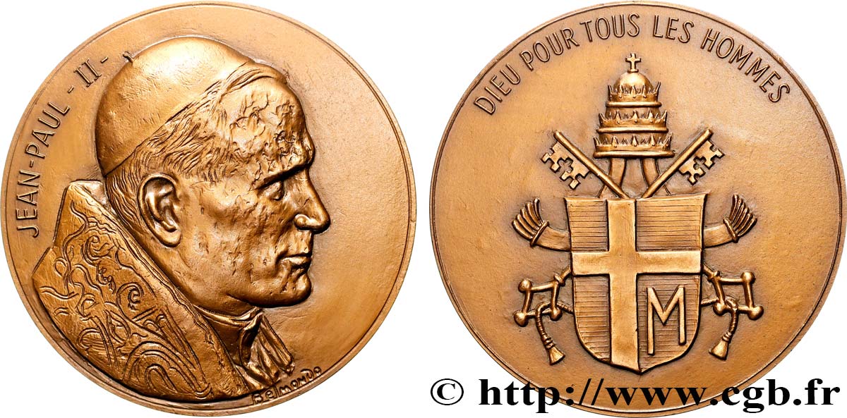 VATICANO Y ESTADOS PONTIFICIOS Médaille, Jean-Paul II EBC