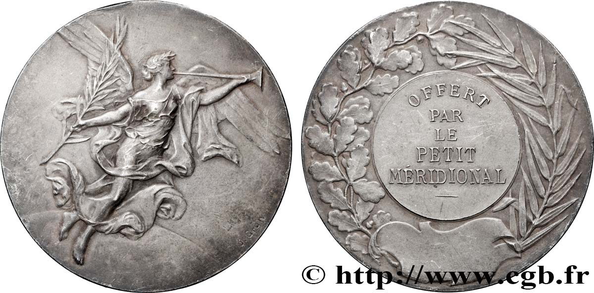 TROISIÈME RÉPUBLIQUE Médaille, Offert par le Petit Méridional  TTB+