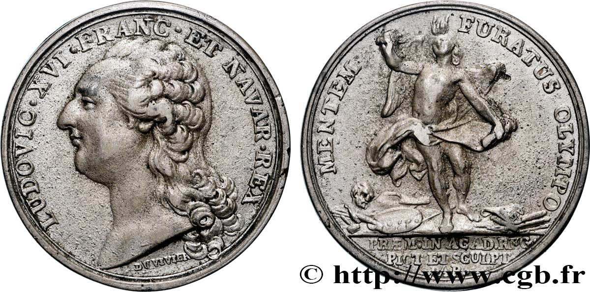 ACADÉMIE ROYALE DE PEINTURE ET DE SCULPTURE Médaille, Académie royale de Peinture et de Sculpture XF