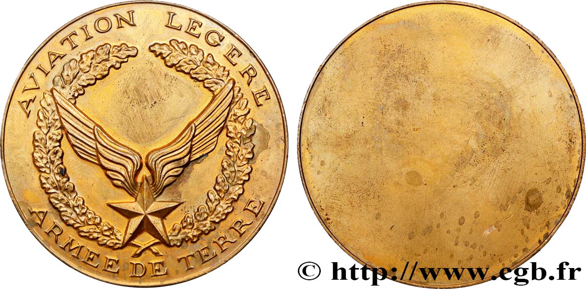 CINQUIÈME RÉPUBLIQUE Médaille, Aviation légère TB+