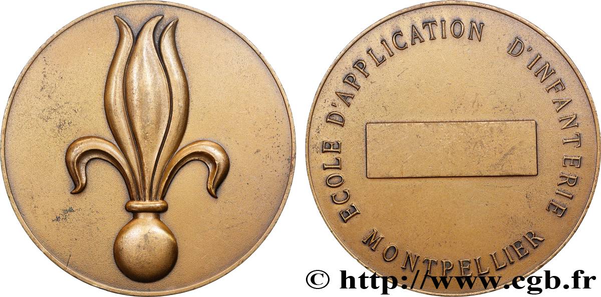 EDUCATION / SCHOOLS Médaille, École d’application d’infanterie  XF