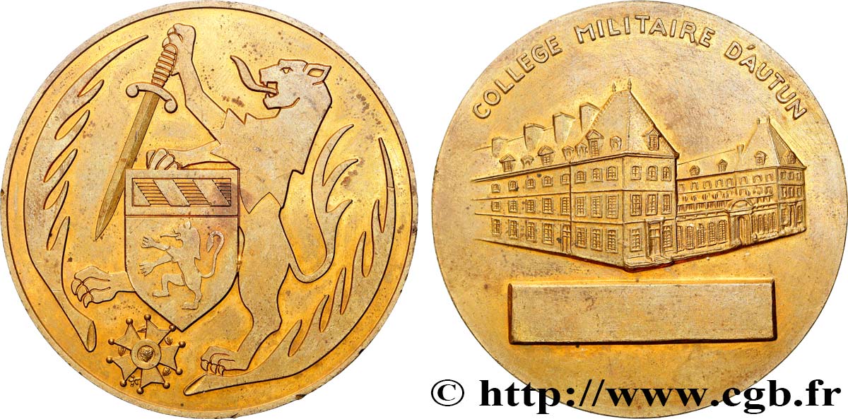 EDUCATION / SCHOOLS Médaille, Collège militaire d’Autun  XF