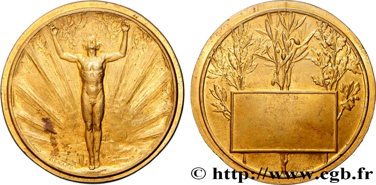 DRITTE FRANZOSISCHE REPUBLIK Médaille de récompense SS