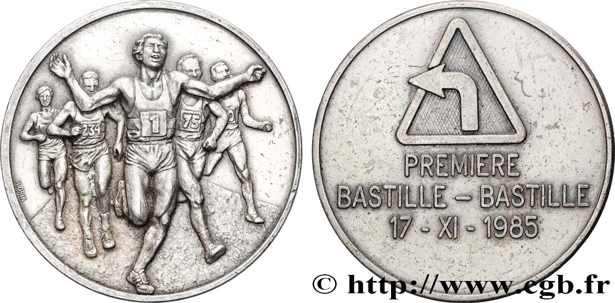 SPORTS Médaille, Première Bastille-Bastille TTB