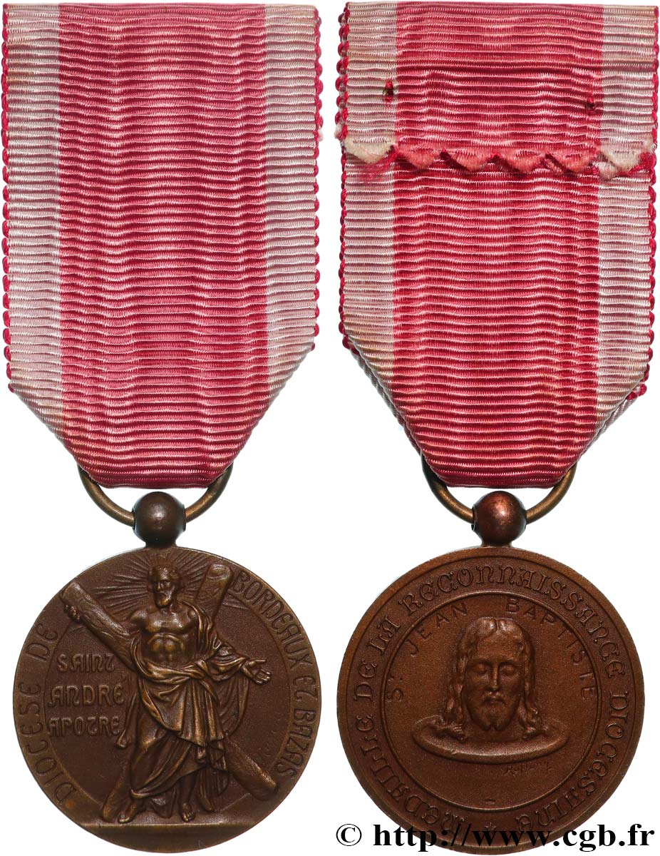 MÉDAILLES RELIGIEUSES Médaille, Reconnaissance diocésaine fVZ