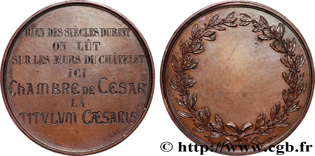 PREMIER EMPIRE Médaille, Le Grand Châtelet, Titulum Caesaris ou Chambre de César SUP