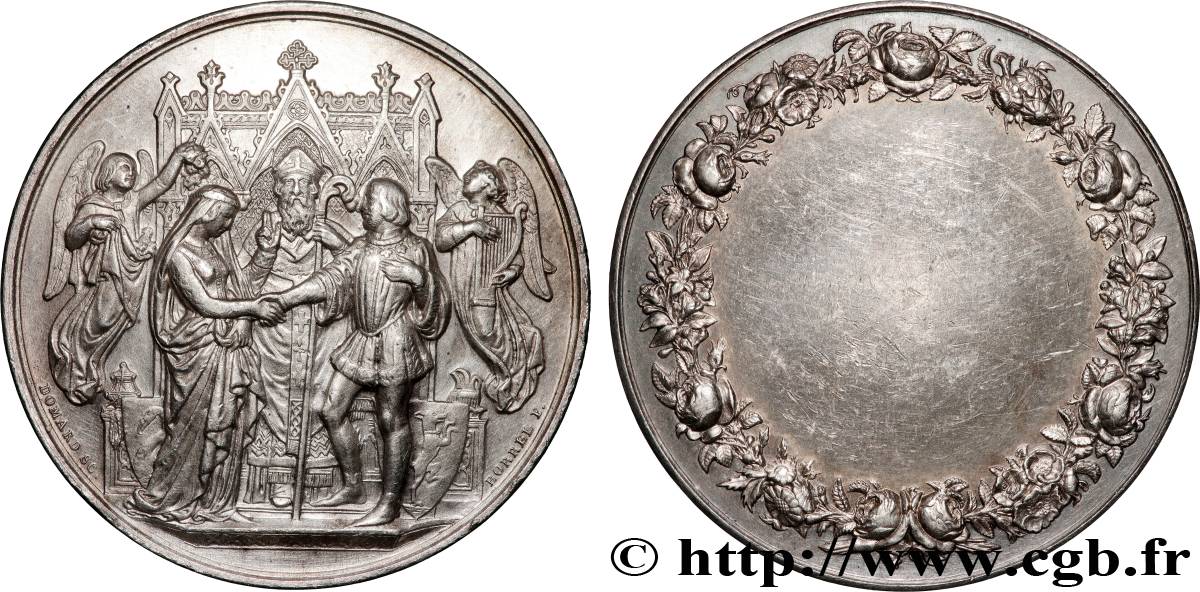 AMOUR ET MARIAGE Médaille de mariage SUP/TTB+