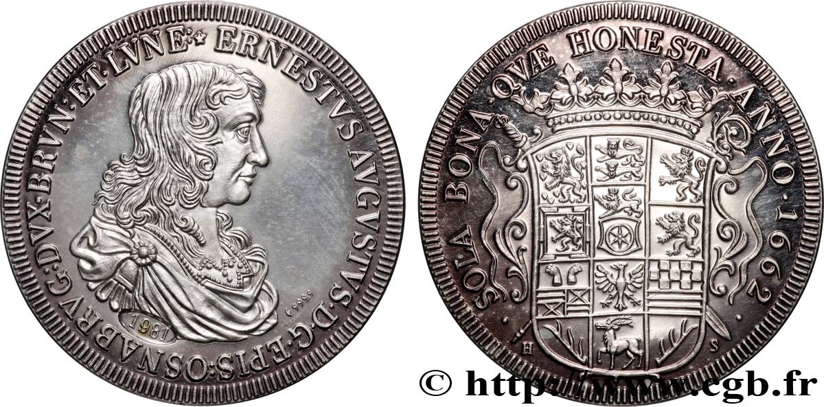 ALLEMAGNE - SAINT-EMPIRE-GERMANIQUE - LEOPOLD Ier (Leopold Ignaz Joseph Balthasar Felician) Médaille, Reproduction du 1/2 Reichstaler Prueba