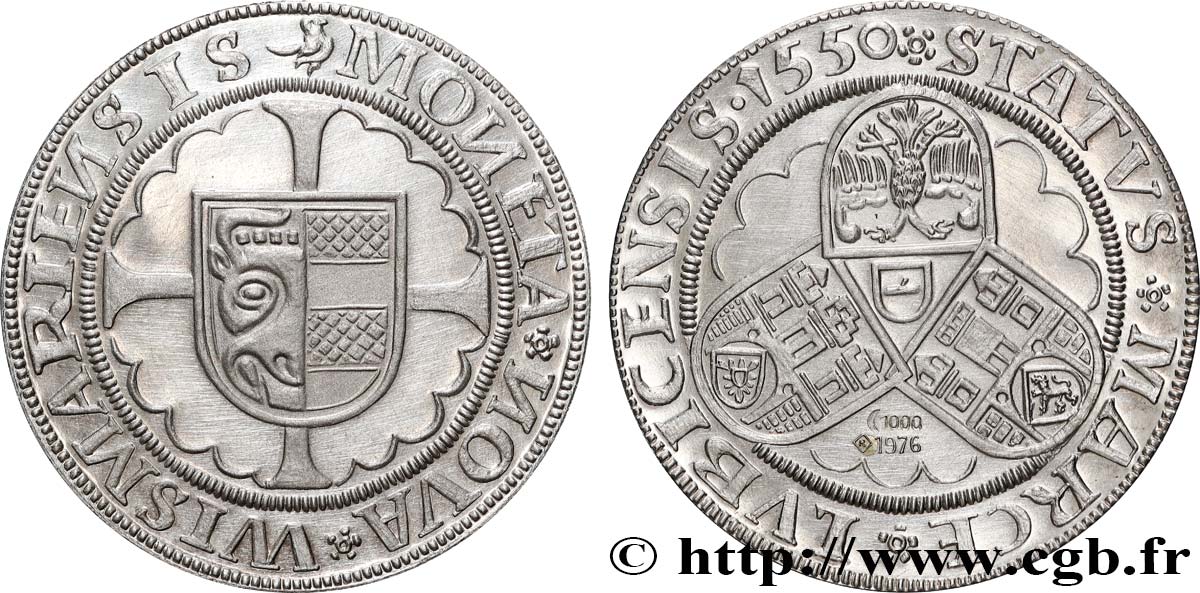 ALEMANIA - WISMAR Médaille, Reproduction du Mark de Wismar Prueba