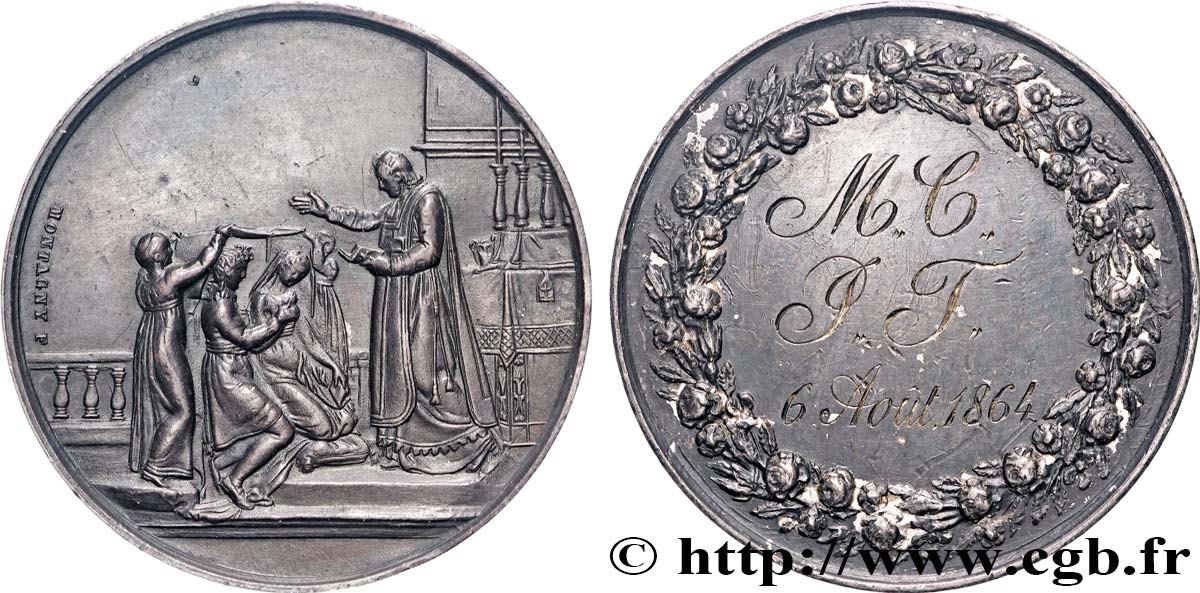 AMOUR ET MARIAGE Médaille de mariage SUP