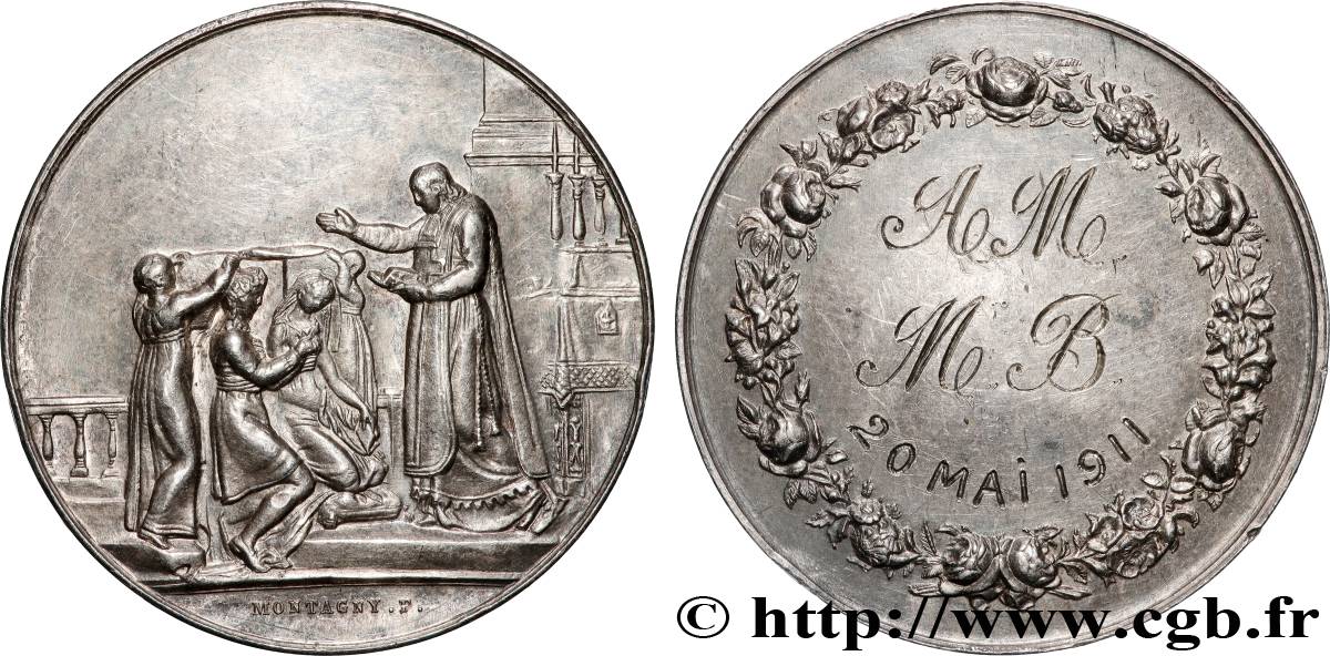 AMOUR ET MARIAGE Médaille de mariage q.SPL