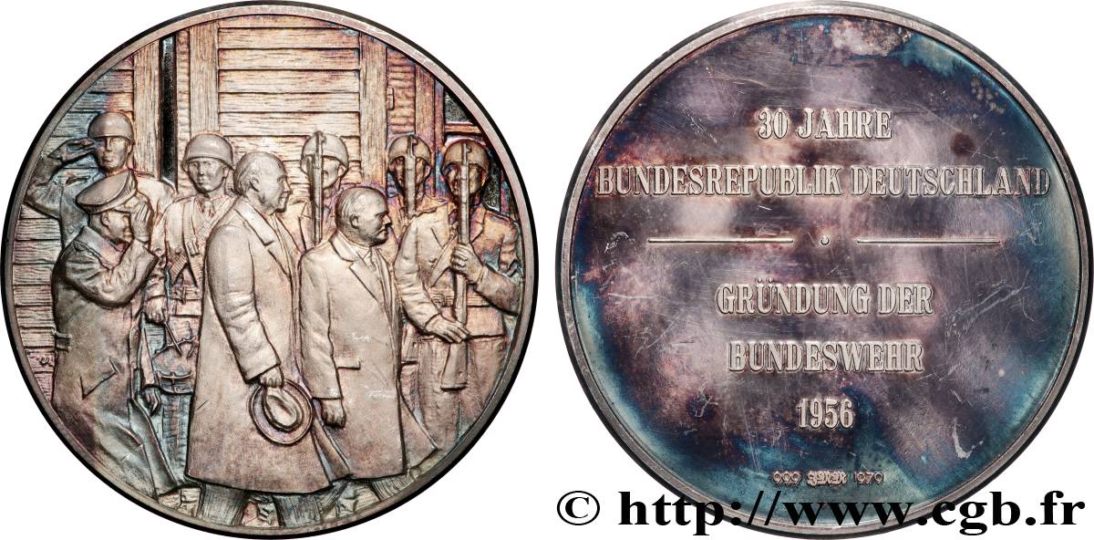 RÉPUBLIQUE FÉDÉRALE D ALLEMAGNE Médaille, Fondation de la Bundeswehr BE