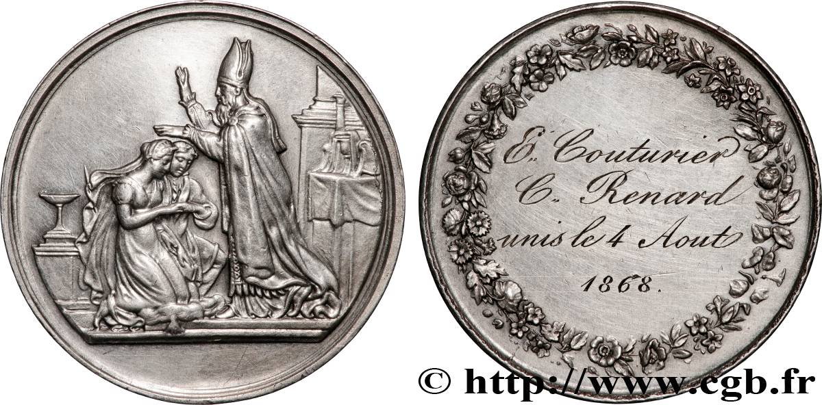 LOVE AND MARRIAGE Médaille de mariage AU