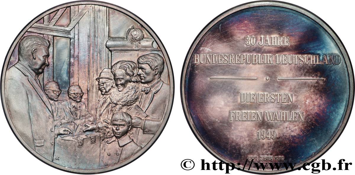 RÉPUBLIQUE FÉDÉRALE D ALLEMAGNE Médaille, Les premières élections libres

 BE