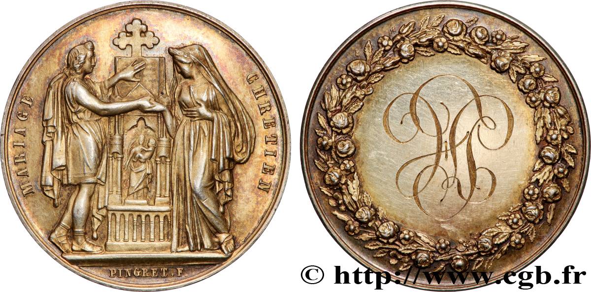 AMOUR ET MARIAGE Médaille, Mariage chrétien SUP