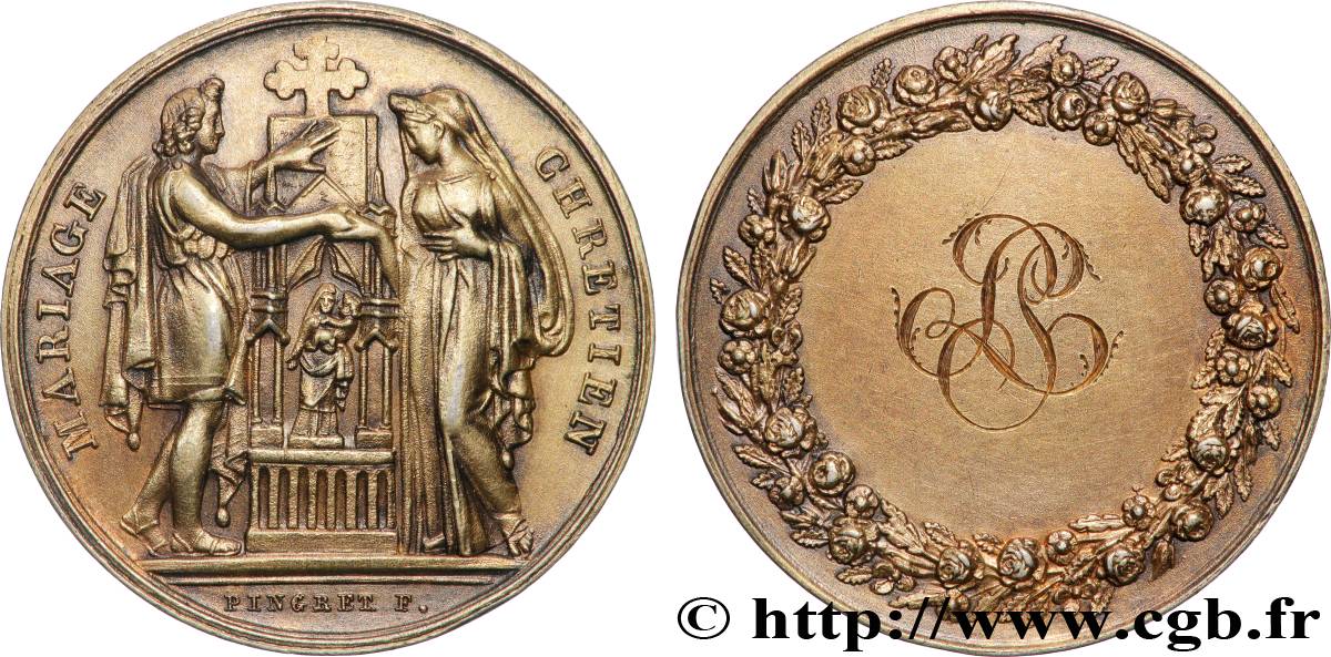 AMOUR ET MARIAGE Médaille, Mariage chrétien SUP