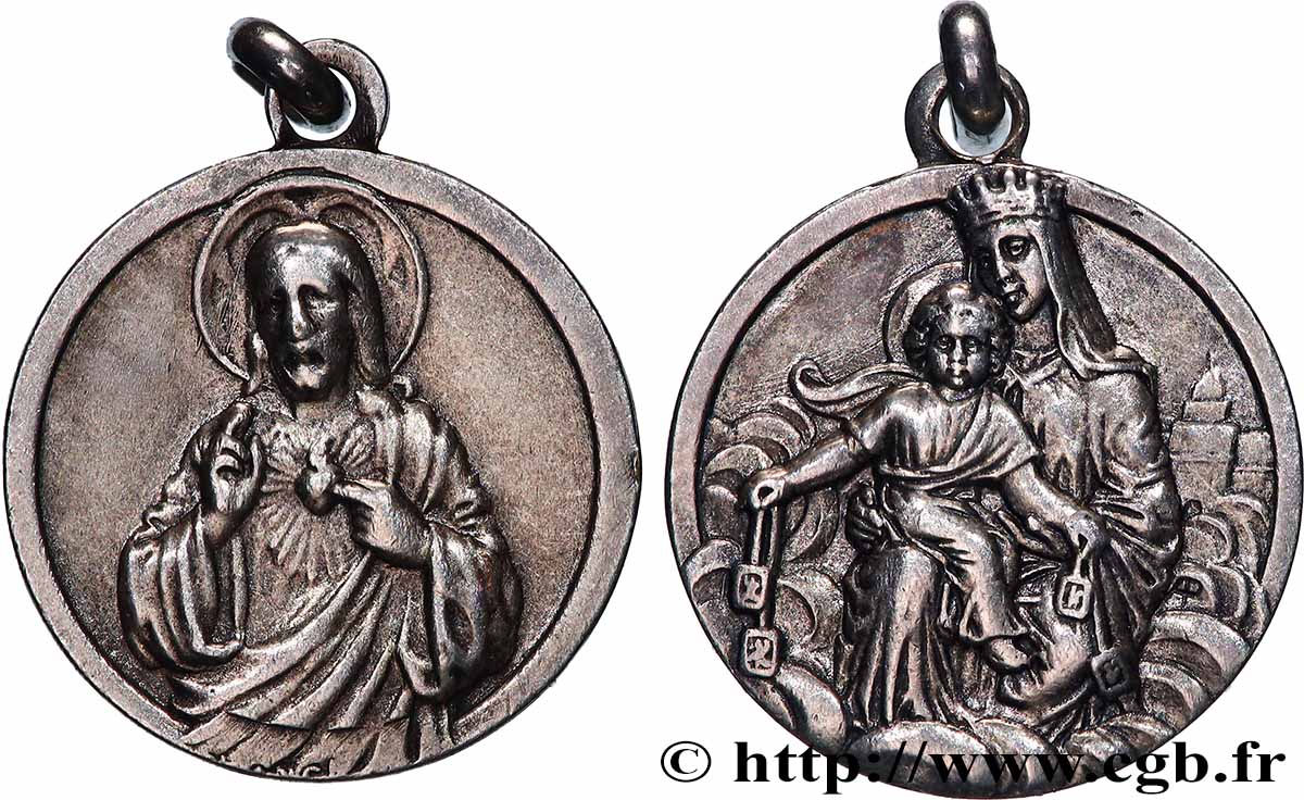 MÉDAILLES RELIGIEUSES Médaille, Sacré-Coeur de Jésus fVZ