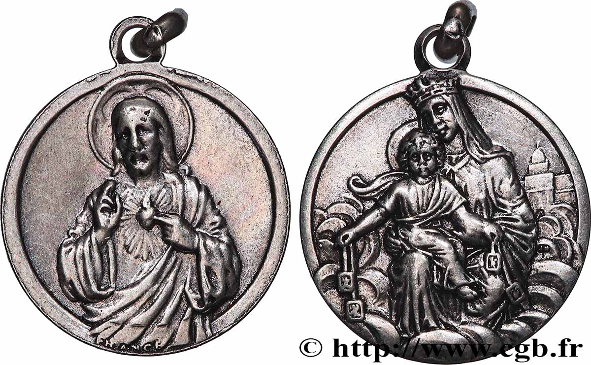 MÉDAILLES RELIGIEUSES Médaille, Sacré-Coeur de Jésus fVZ