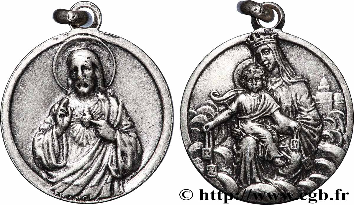 MÉDAILLES RELIGIEUSES Médaille, Sacré-Coeur de Jésus fVZ