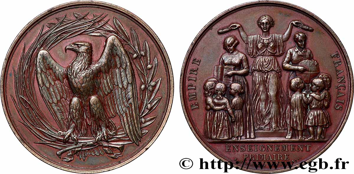 ZWEITES KAISERREICH Médaille, Enseignement primaire SS