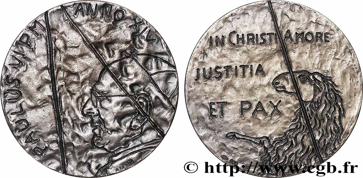 VATICANO E STATO PONTIFICIO Médaille annuelle, Paul VI, Dans l’amour du Christ SPL