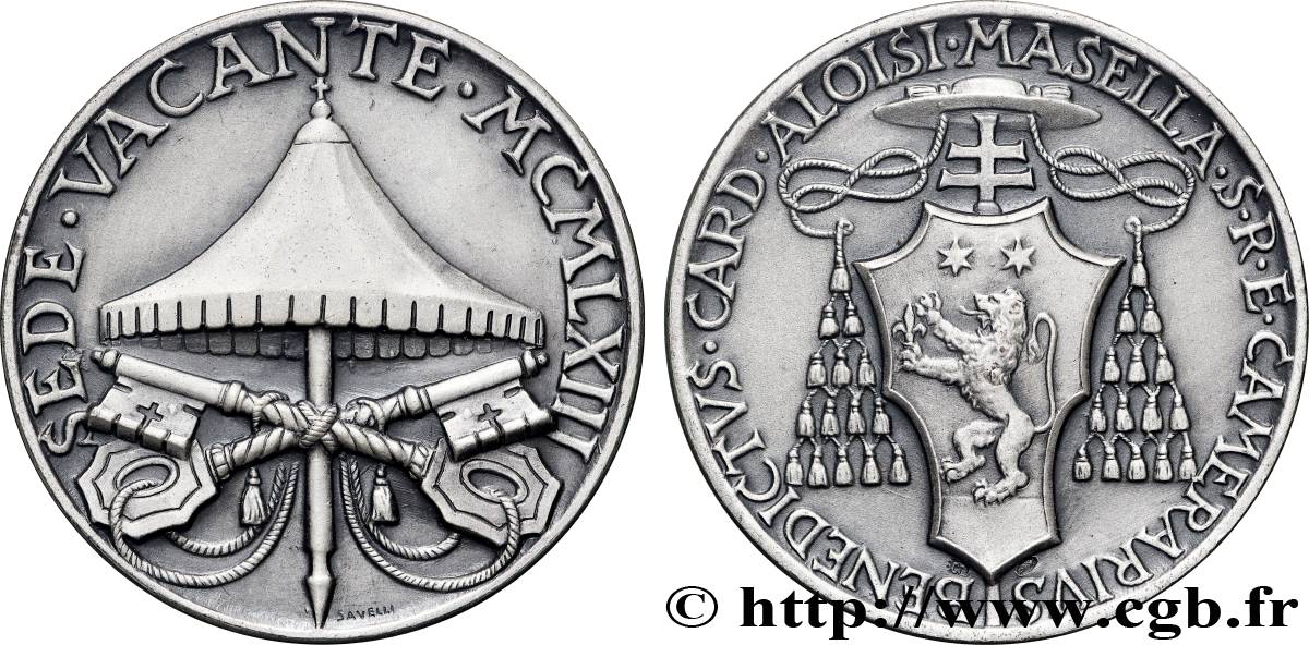 VATICANO Y ESTADOS PONTIFICIOS Médaille, Siège vacant EBC