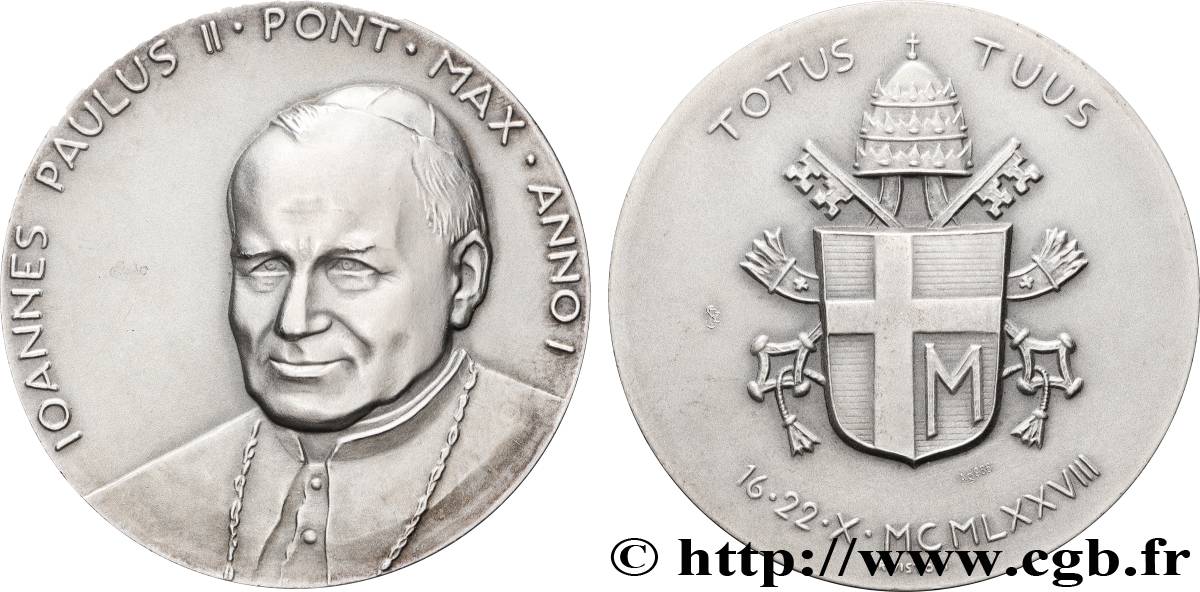 JEAN-PAUL II (Karol Wojtyla) Médaille, Tout à toi SUP