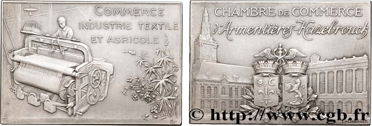 CHAMBERS OF COMMERCE / CHAMBRES DE COMMERCE Plaquette, Chambre de commerce d’Armentières, Bailleul et Merville  AU