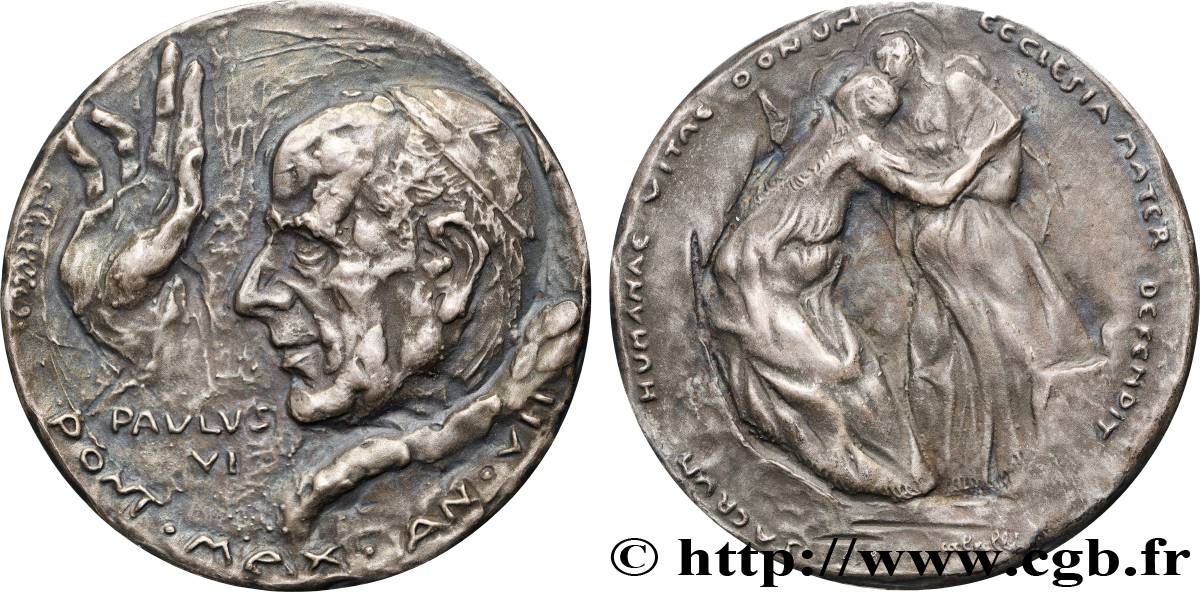 VATICANO E STATO PONTIFICIO Médaille annuelle, Paul VI SPL