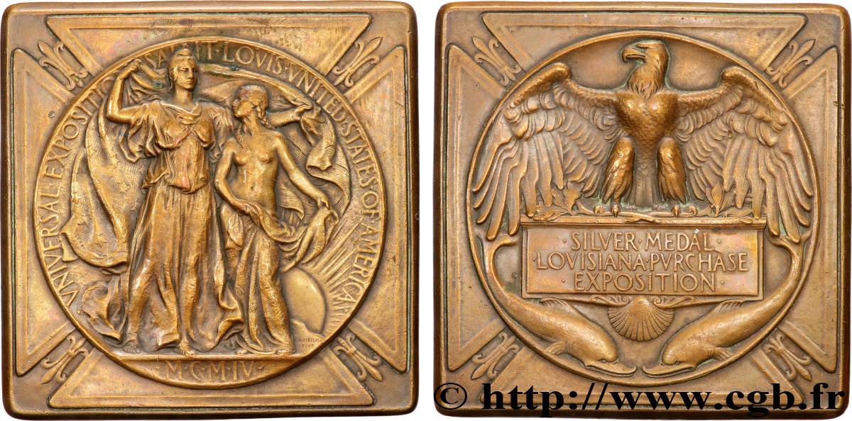 UNITED STATES OF AMERICA Médaille, Louisiana Purchase Exposition, Silver medal AU