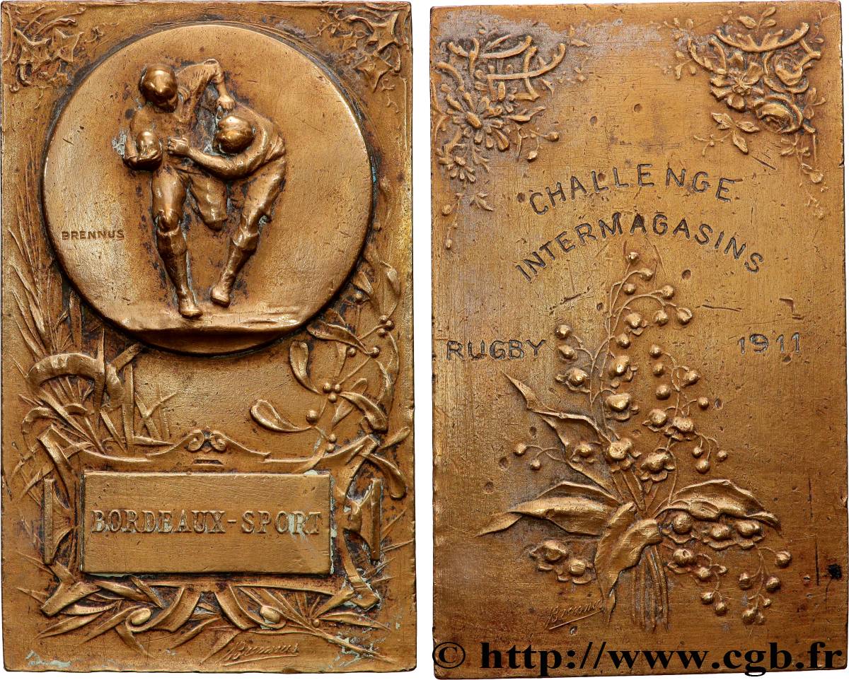 Médaille Commémorative Basket-ball - Belgique - France 1949 - Plaquette Sport Vintage