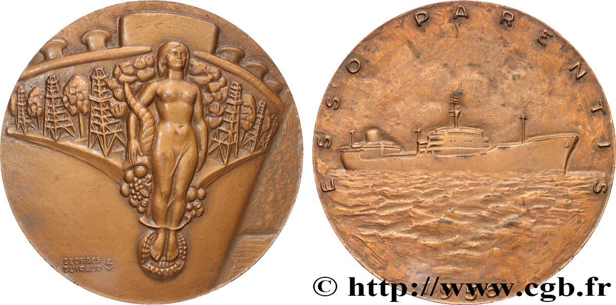 IV REPUBLIC Médaille, ESSO Parentis AU/AU