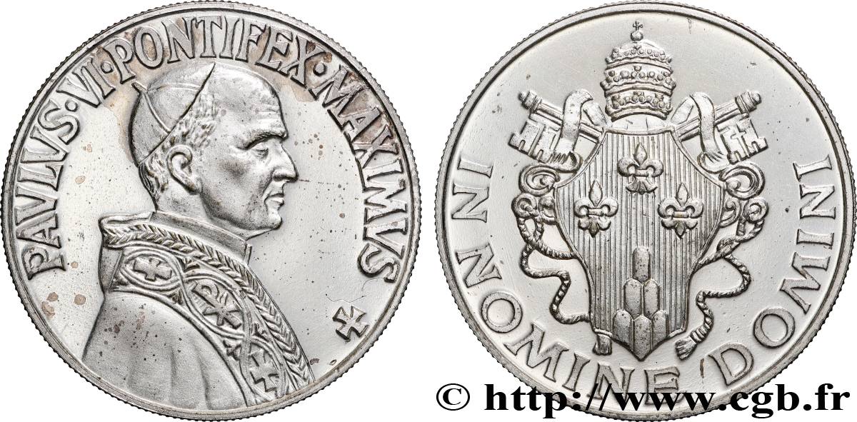 VATICANO E STATO PONTIFICIO Médaille, Paul VI q.SPL