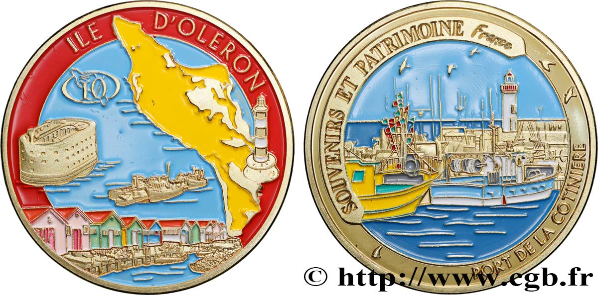 TOURISTIC MEDALS Médaille, Île d’Oléron   SPL+