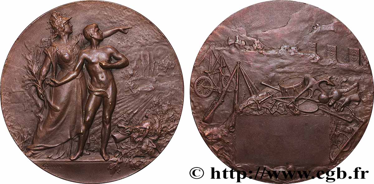 TIR ET ARQUEBUSE Médaille de récompense q.SPL